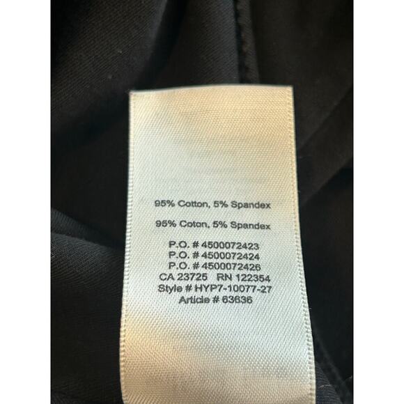 Wilfred free black long sleeve cotton stretch lace up Mayowa bodysuit size L - Picture 7 of 11